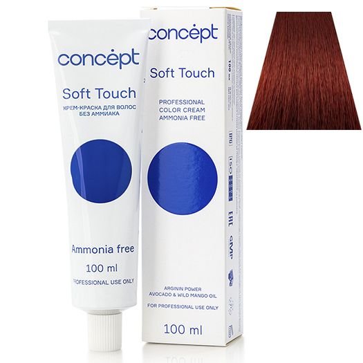 Cream-color for hair without ammonia 6.4 blond medium copper Soft Touch Concept 100 ml